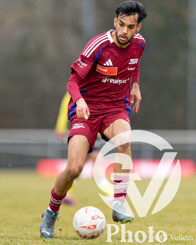 1ere Ligue Classic - Meyrin FC v Servette FC M-21 | during the 1ere Ligue Classic game between Meyrin FC and Servette FC M-21 at Stade des Arberes in Meyrin, Switzerland