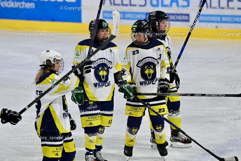 LADY HAWKS vs. WILDCATS PATERNION | #13 Stromberger Nicole WILDCATS PATERNION, #23 Stuppnig Iris WILDCATS PATERNION, LADY HAWKS vs. WILDCATS PATERNION, LADY HAWKS vs. WILDCATS PATERNION am 12.03.2025 in Steindorf (Ossiachersee Halle), Austria, (Photo by Bernd Stefan)