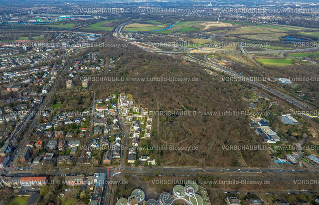 Duisburg240303939 | Luftbild, Wohnquartier Wilhelmshöhe, Wohngebiet Neubau am Waldrand,   Duissern, Duisburg, Ruhrgebiet, Nordrhein-Westfalen, Deutschland, Duisburg-S