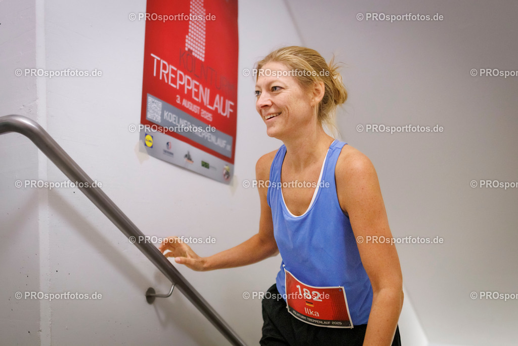 KölnTurm Treppenlauf; Köln, 03.08.2025 | Impressionen vom KölnTurm Treppenlauf am 03.08.2025 in Köln (Nordrhein-Westfalen). 