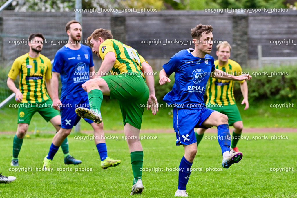 WSG Radenthein vs. Union Matrei | #14 Fabian Kurt Feichter WSG Radenthein, #7 Julian Egger Union Matrei, WSG Radenthein vs. Union Matrei, WSG Radenthein vs. Union Matrei am 26.04.2025 in Radenthein (Sportplatz Radenthein), Austria, (Photo by Bernd Stefan)