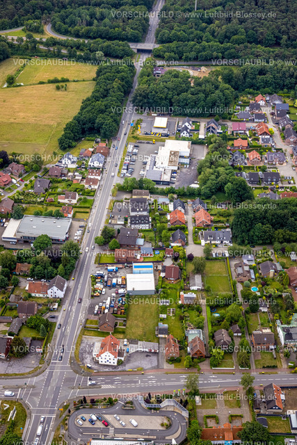 Haltern220604299 | Luftbild, Wohnsiedlung Recklinghäuser Straße und Ecksteins Hof, Bossendorf, Haltern am See, Ruhrgebiet, Nordrhein-Westfalen, Deutschland