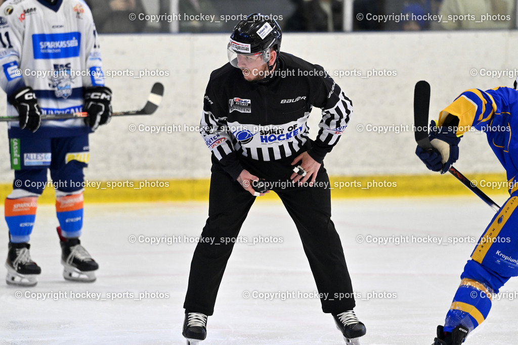1. EHC Althofen vs. ESC Sparkasse Steindorf  | Wucherer Gerald Referee, 1. EHC Althofen vs. ESC Sparkasse Steindorf , 1. EHC Althofen vs. ESC Sparkasse Steindorf  am 08.03.2026 in Althofen (Stadthalle Althofen), Austria, (Photo by Bernd Stefan)