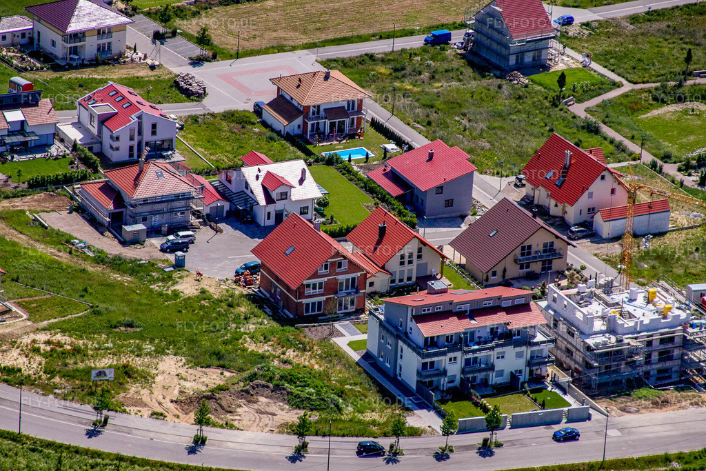 Luftbild: Am Höhenweg in Kandel im Bundesland Rheinland-Pfalz in Deutschland. Foto: IMG_18539.jpg vom 30.05.2009 durch Werner Riehm/FLY-FOTO.de