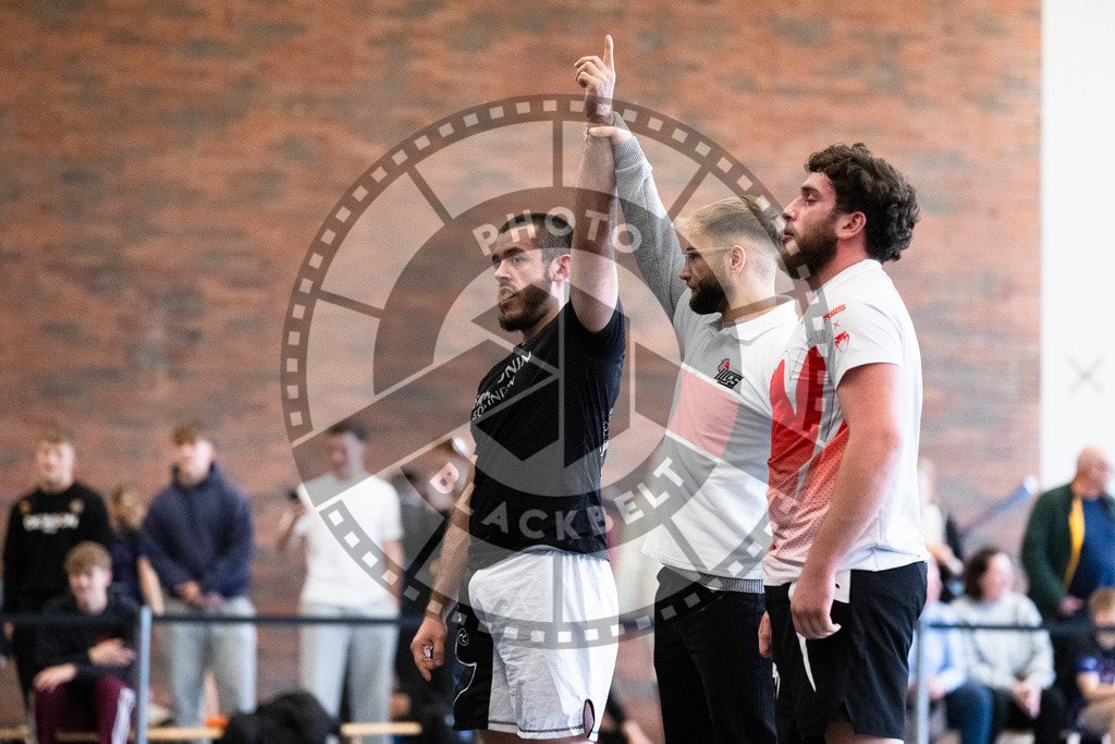 20251129PBB5799 | Fighters compete during the luta livre competition ILLCS XI winter edition on November 29, 2025 in Hannover, Germany.