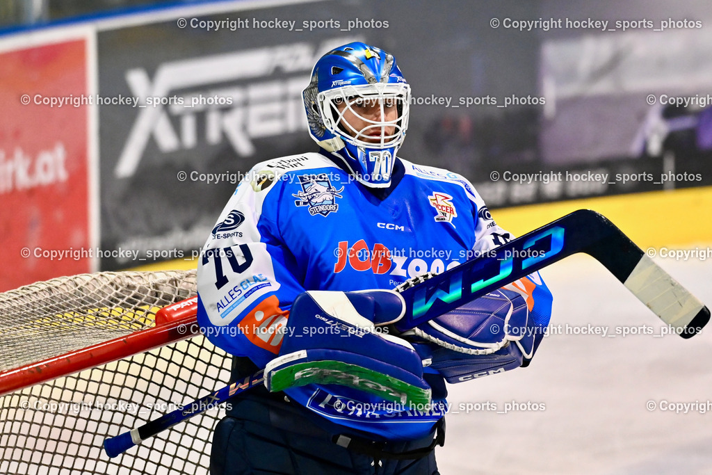 ESC Sparkasse Steindorf vs. ESV Ferlach | #70 Moser Lukas ESC Steindorf, ESC Sparkasse Steindorf vs. ESV Ferlach, ESC Sparkasse Steindorf vs. ESV Ferlach am 22.02.2026 in Steindorf  (Ossiachersee Halle ), Austria, (Photo by Bernd Stefan)
