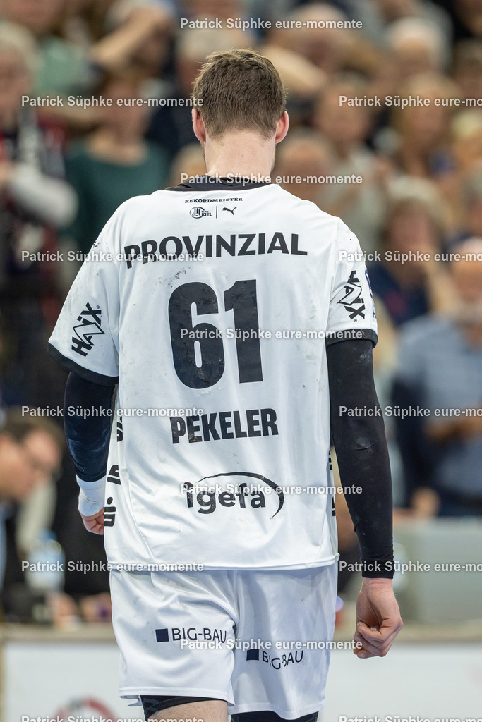 Handball I Herren I Daikin HBL I Saison 2024-2025 I 23. Spieltag I SG Flensburg-Handewitt - THW Kiel | Handball: Bundesliga, SG Flensburg-Handewitt - THW Kiel, 23. Spieltag, GP JOULE ArenaHendrik Pekeler (61, THW Kiel)