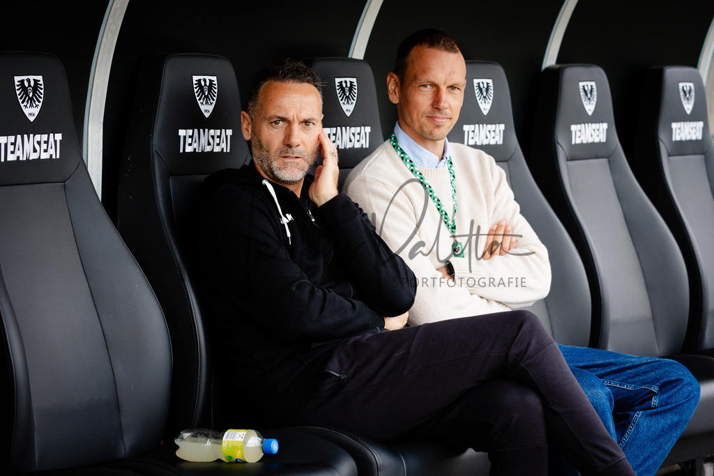 2. Bundesliga, Saison 2025/26, 5. Spieltag : SC Preußen Münster - Fortuna Düsseldorf | Münster, 14.09.2025: 2. Bundesliga, 5. Spieltag, SC Preußen Münster gegen Fortuna Düsseldorf im LVM-Preußenstadion in Münster. Foto: sportfotografie.ms | Markus Paletta - Realisiert mit Pictrs.com