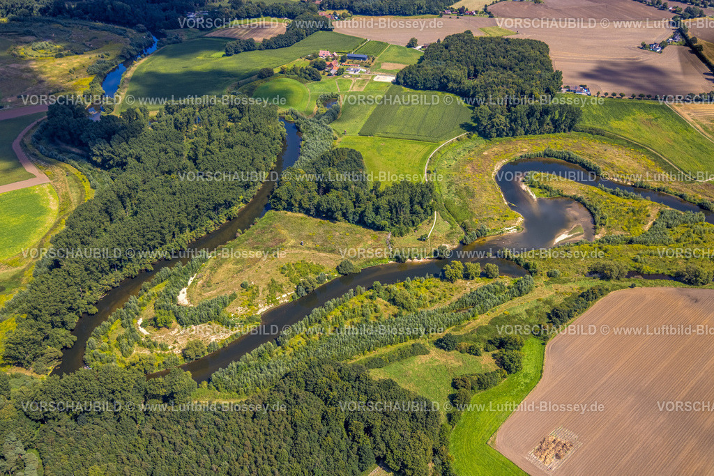 Datteln240801763Lippe_Vogelsang300dpi | Luftbild, Lipperenaturierung, Lippeschleife, Lippeverlauf, Fluss Lippe, Lippeverband, Datteln, Datteln, Ruhrgebiet, Nordrhein-Westfalen, Deutschland