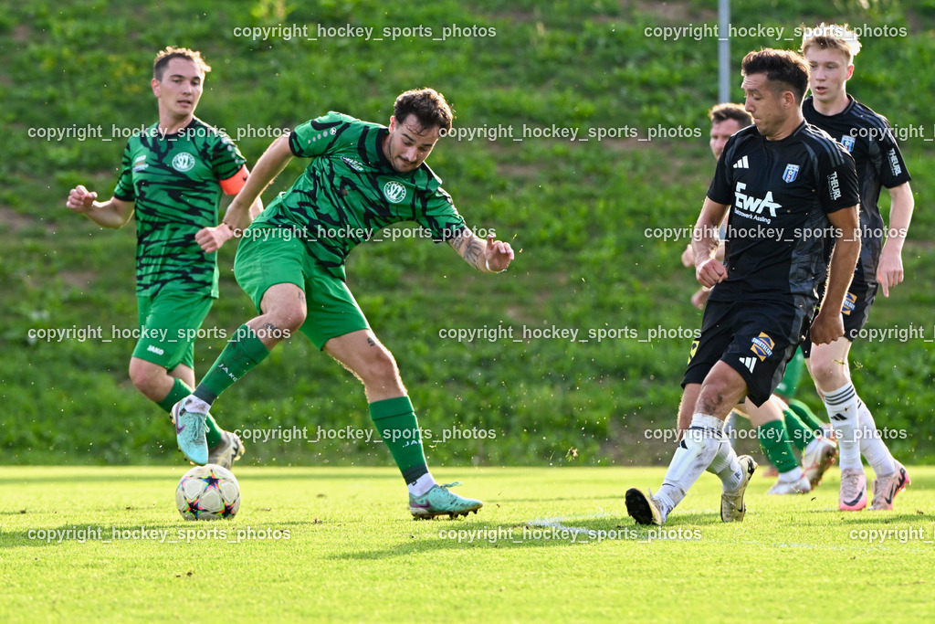 SC Landskron vs. Thal Assling  | #10 Nemanja Lukic SC Landskron, #8 Philipp Gatti SC Landskron, #8 Patrick Hainzer Thal Assling, SC Landskron vs. Thal Assling , SC Landskron vs. Thal Assling  am 09.08.2024 in Villach (Sportanlage Landskron), Austria, (Photo by Bernd Stefan)
