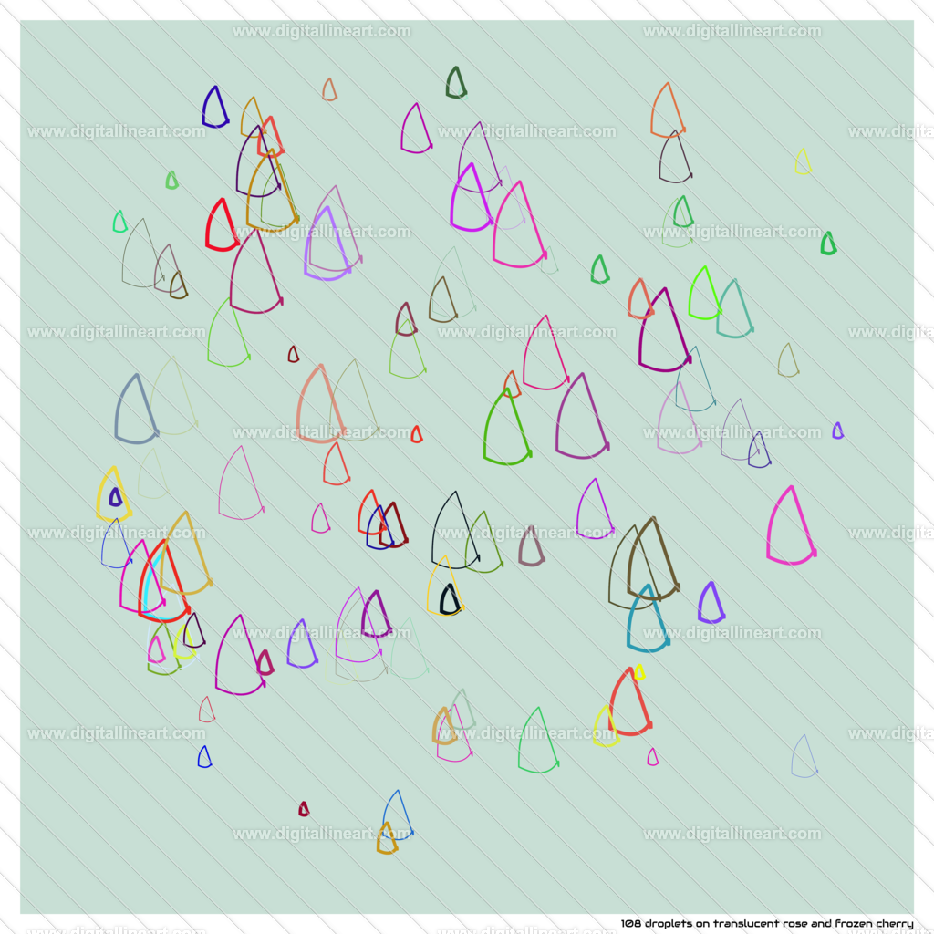 108-droplets-translucent-rose-and-frozen-cherry | digitallineart - Realisiert mit Pictrs.com