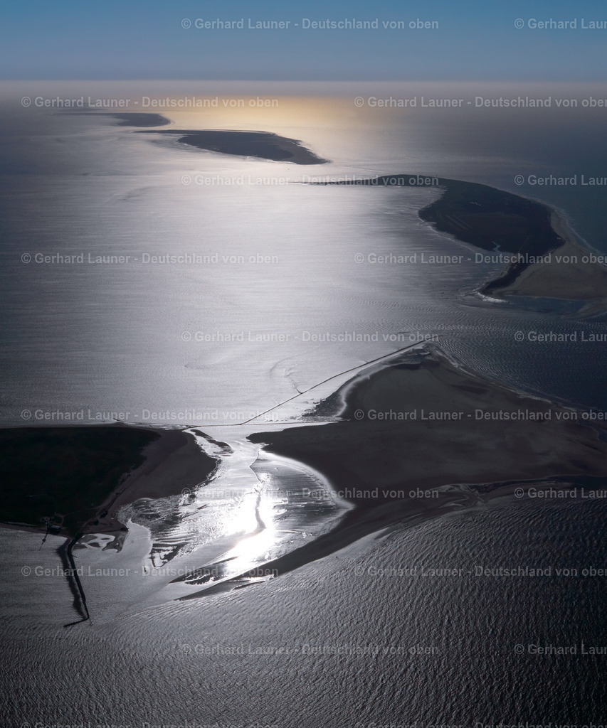 9300131 | Blick von Minseneroog über die Ostfriesischen Inseln  von Ost nach West, Nationalpark Niedersächsisches Wattenmeer