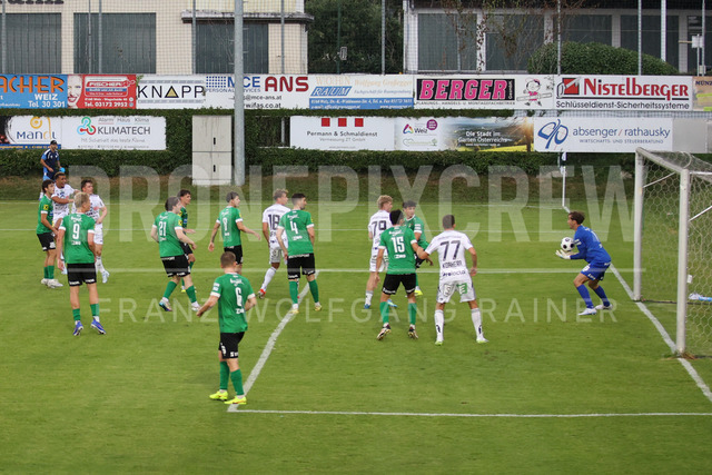 Friendly Match: SC Weiz vs TSV Hartberg in Weiz | Weiz, AUSTRIA, 01.JUL.26 - SOCCER - ADMIRAL Bundesliga, SC Weiz vs TSV Hartberg, test match. The image shows game action.