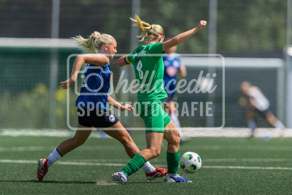 Fußball I Frauen I Freundschaftsspiel I DJK Arminia Ibbenbüren - DSC Arminia Bielefeld I 14863 | Celine Preuß (4, DSC Arminia Bielefeld) Sofia Rieke (8, DJK Arminia Ibbenbüren) - Realisiert mit Pictrs.com