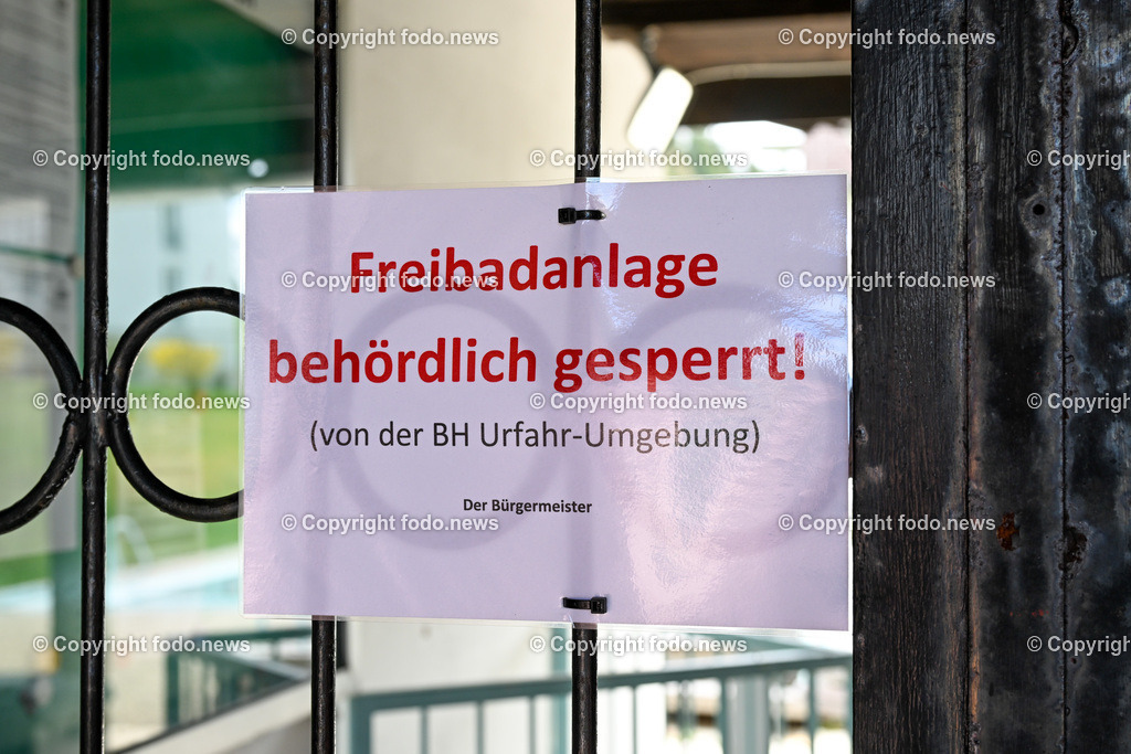 Vorderweissenbach Freibad_ 27.04.2023-1 | 27.04.2023, Vorderweissenbach, AUT, Freibad, im Bild Freibad Vorderweissenbach, geschlossen