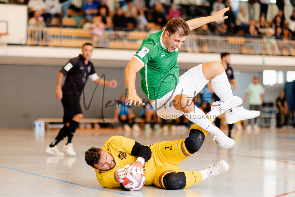 Futsal-Bundesliga, Saison 2025/2026, 4. Spieltag: SC Preußen Münster - SV Pars Neu-Isenburg | Futsal-Bundesliga, Saison 2025/2026, 4. Spieltag, SC Preußen Münster empfängt SV Pars Neu-Isenburg in der Universitäts-Sporthalle in Münster. Foto: sportfotografie.ms | Markus Paletta - Realisiert mit Pictrs.com