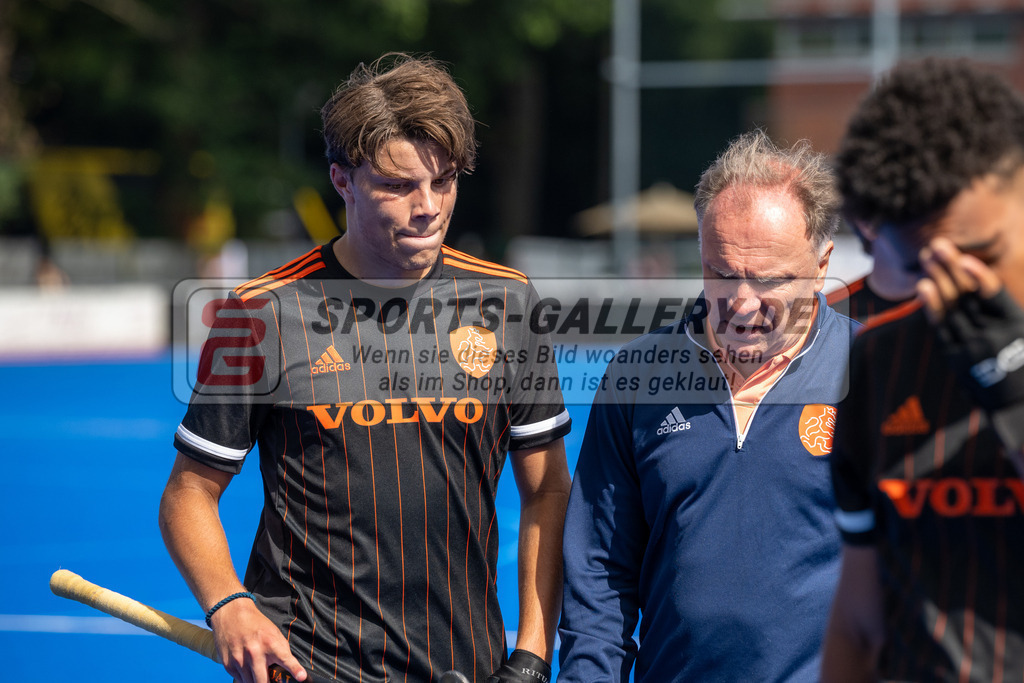 SFE_20230716_0135 | EuroHockey EM U18 Boys 3th 4th Netherlands vs Spain am 16.07.2023 in Krefeld (Gerd-Wellen-Hockeyanlage), Photo: Stephan Fehrmann 2023 (Sports-Gallery)