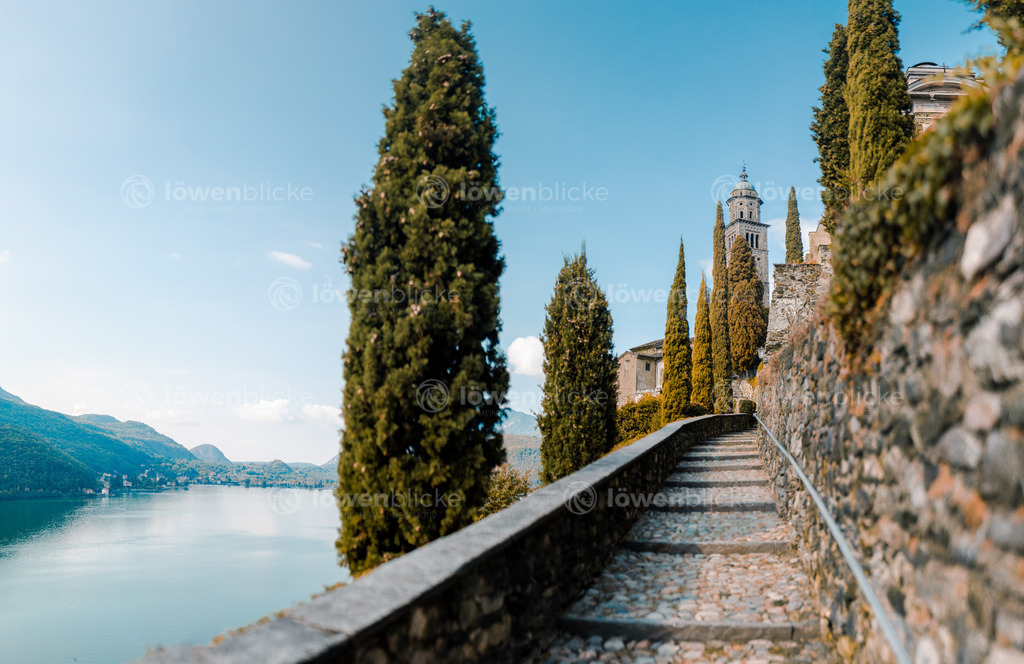 Morcote am Luganersee im Sommer | löwenblicke | shop