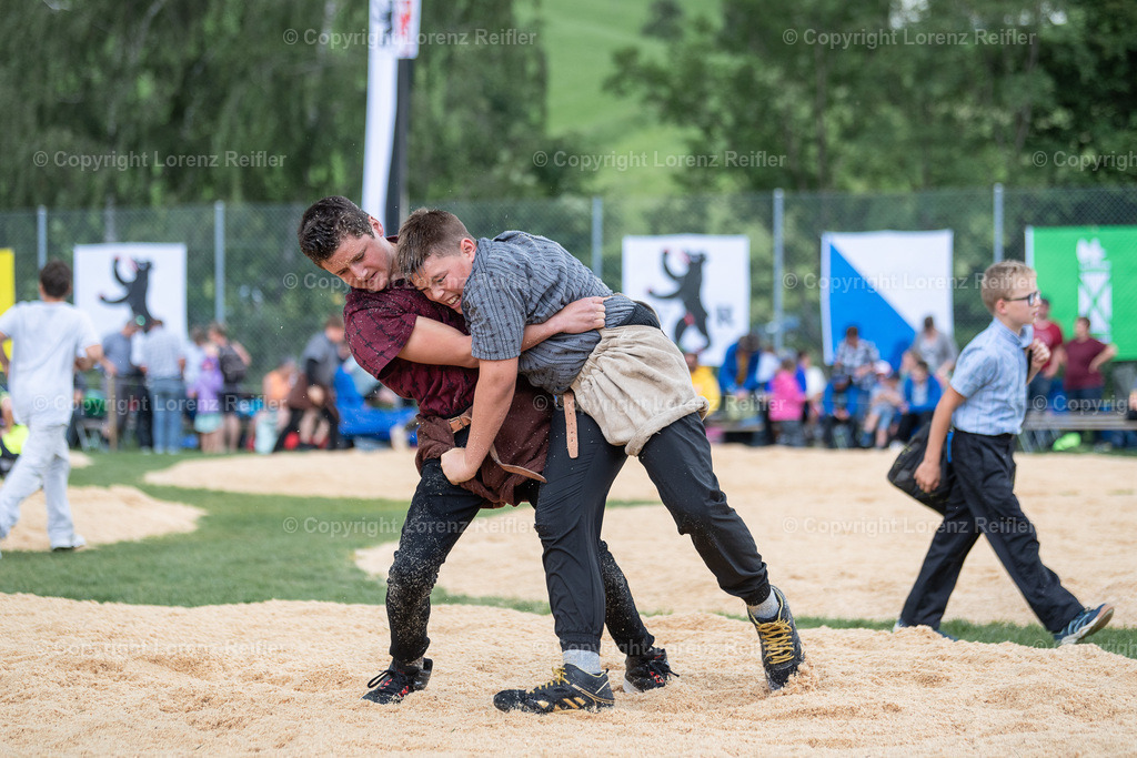 Schwingen -  Appenzeller Kantonal Nachwuchsschwingertag 2024 | Hundwil, 6.7.24, Schwingen - Appenzeller Kantonal Nachwuchsschwingertag.