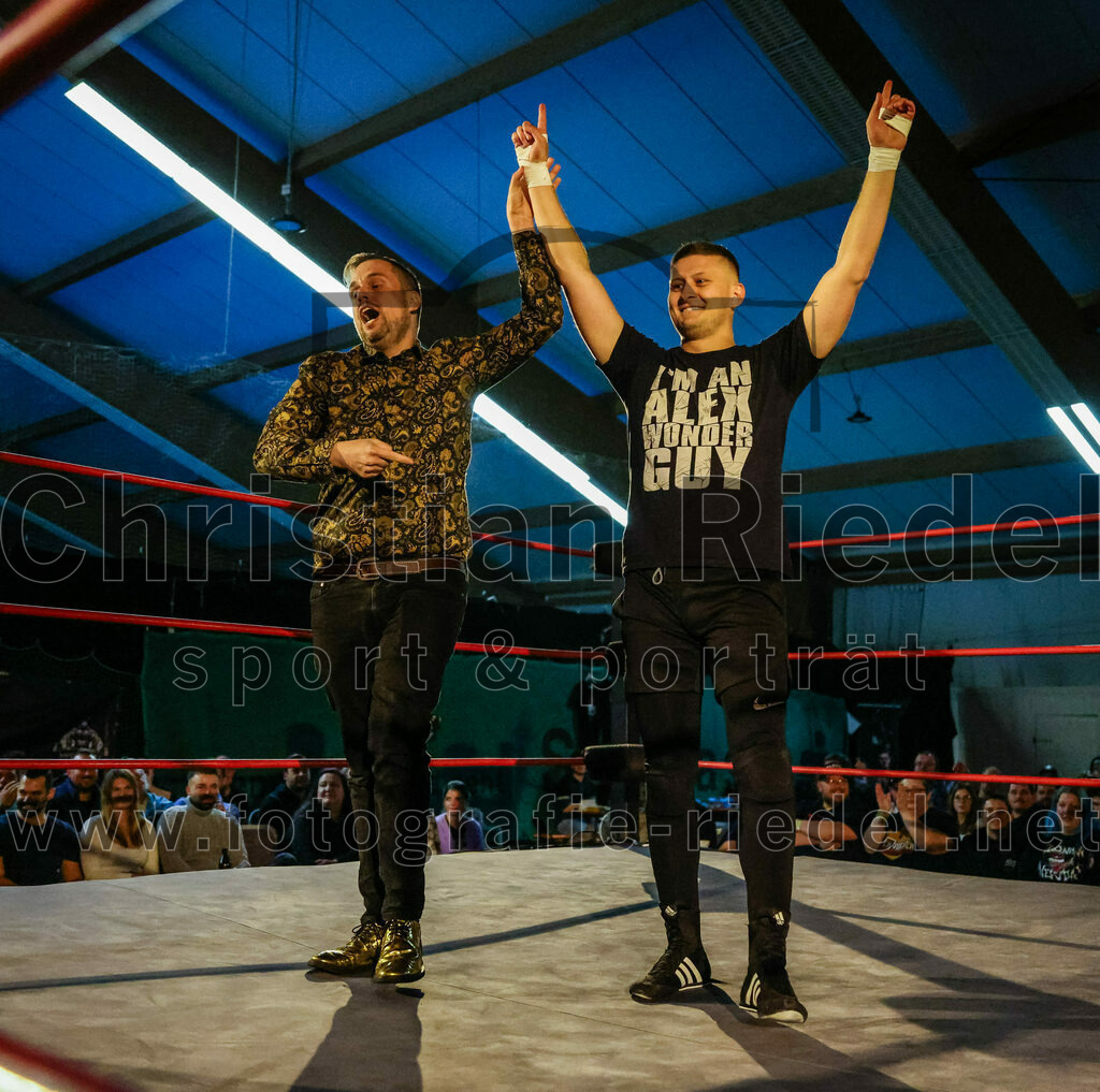 2023-11-11_051_Erding_Wrestlingshow | Erding, Deutschland, 11.11.2023:
Wrestling, Saison 2023, EWS Wrestling ERDING

Foto: Christian Riedel / fotografie-riedel.net