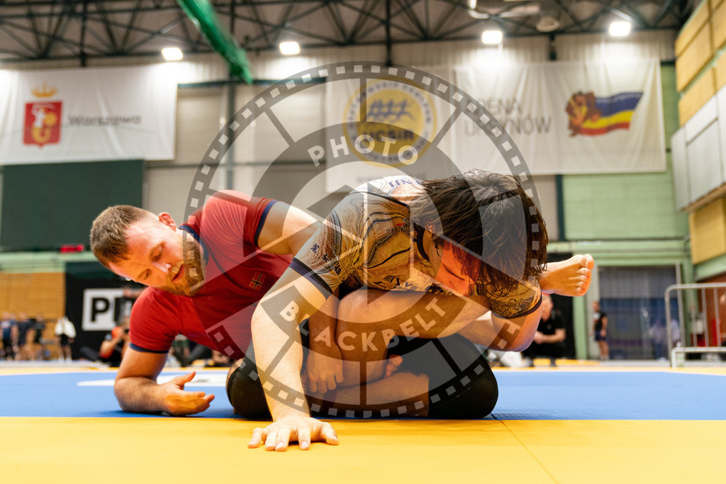 20230916PBB7350 | Fighters compete during the grappling tournement ADCC Trials (European, Middle East and African Championship) in Warsaw, Poland, on September 16, 2023.