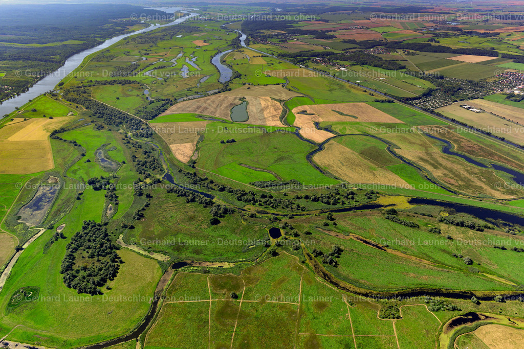 3637505 | Nationalpark Unteres Odertal  bei SCHWEDT/ODER 25.08.2016 Grasflächen- Strukturen einer Feld- und Wiesen- Landschaft des Nationalpark Unteres Odertal am Unterlauf der Oder in Schwedt/Oder im Bundesland Brandenburg, Deutschland. Die großflächige Fluss-Auenlandschaft ist Lebensraum für viele seltene oder geschützte Pflanzen und Tiere. // Structures of a field landscape of Nationalpark Unteres Odertal in Schwedt/Oder in the state Brandenburg, Germany. Foto: Gerhard Launer
