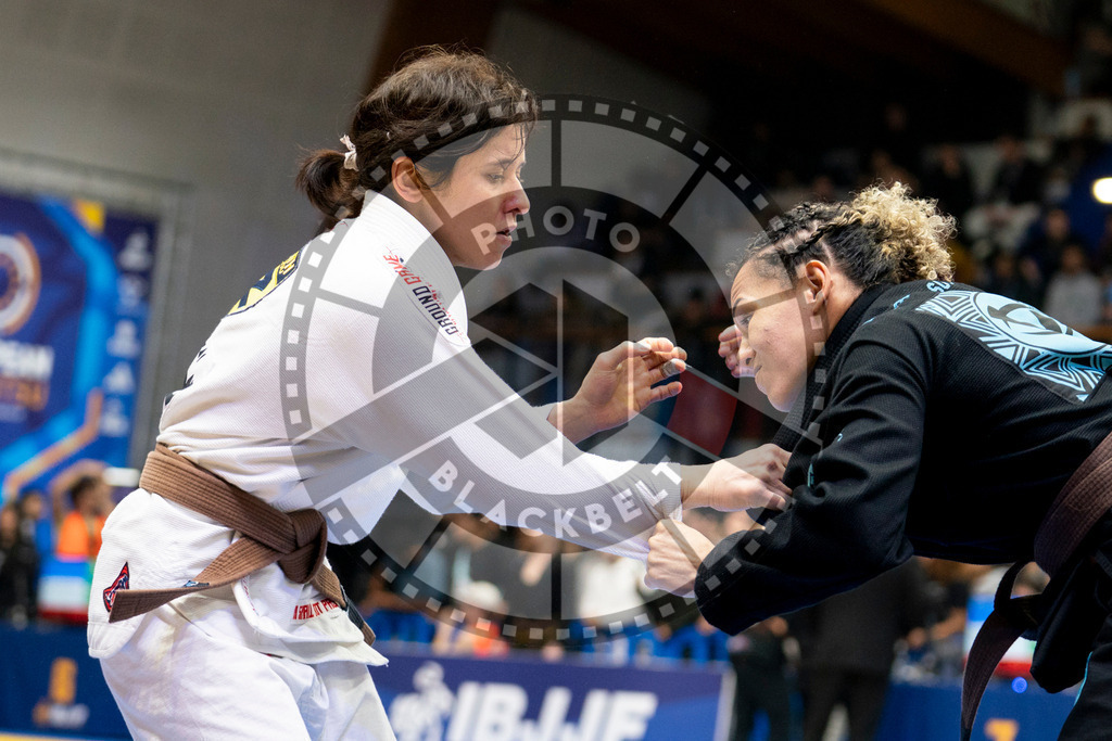 20240124PBB02312 | Fighters compete during the second day of the IBJJF European Championship in Paris, France, on January 24, 2024.