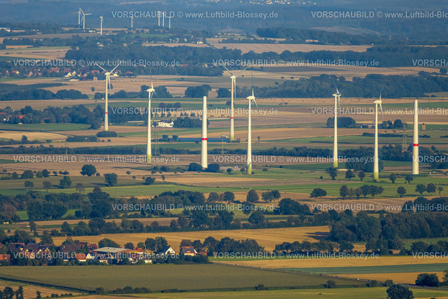 Werl230807306 | Luftbild, Windpark und Bau von Windrädern, Mawicke, Werl, Werl-Unnaer Börde, Nordrhein-Westfalen, Deutschland