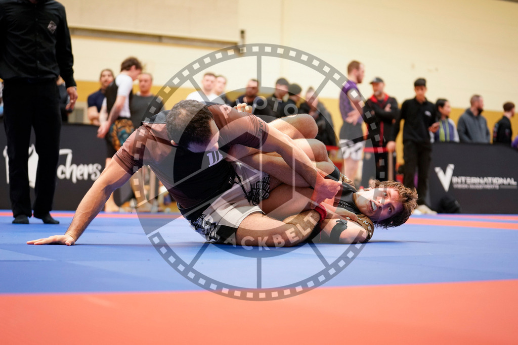 20240203PBB09620 | Fighters compete during the Brazilian Jiu-Jitsu Championship of the AJP Tour in Maintal by Frankfurt am Main, Germany, on February 2, 2024.