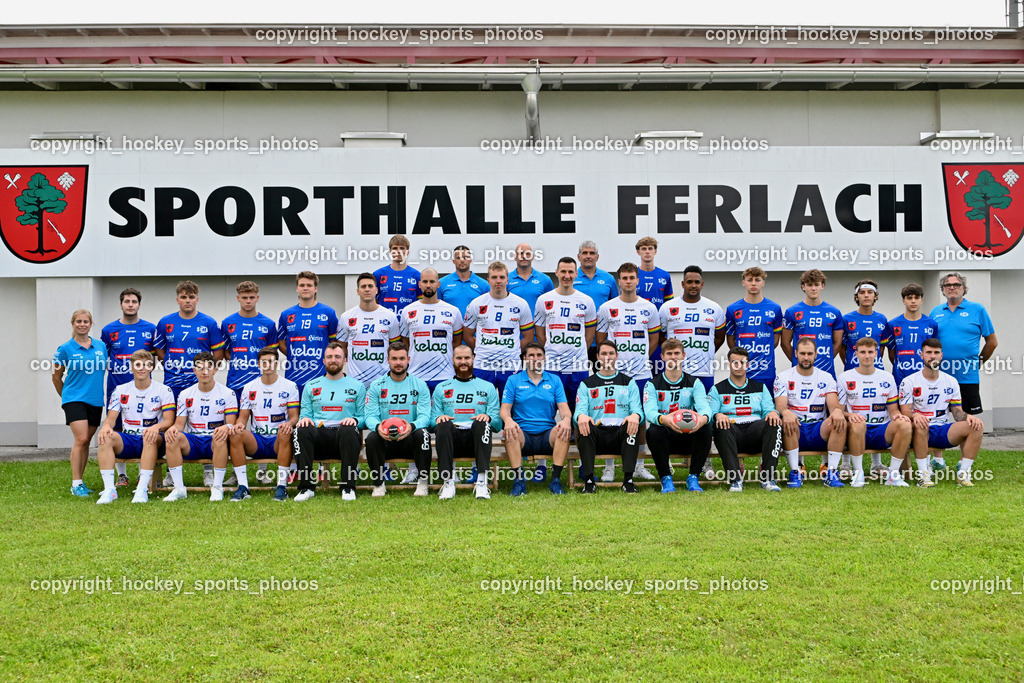 SC Ferlach Media Day | Mannschaftsfoto SC Ferlach, SC Ferlach Media Day, SC Ferlach Media Day am 19.08.2024 in Ferlach (Ballspielhalle Ferlach), Austria, (Photo by Bernd Stefan)