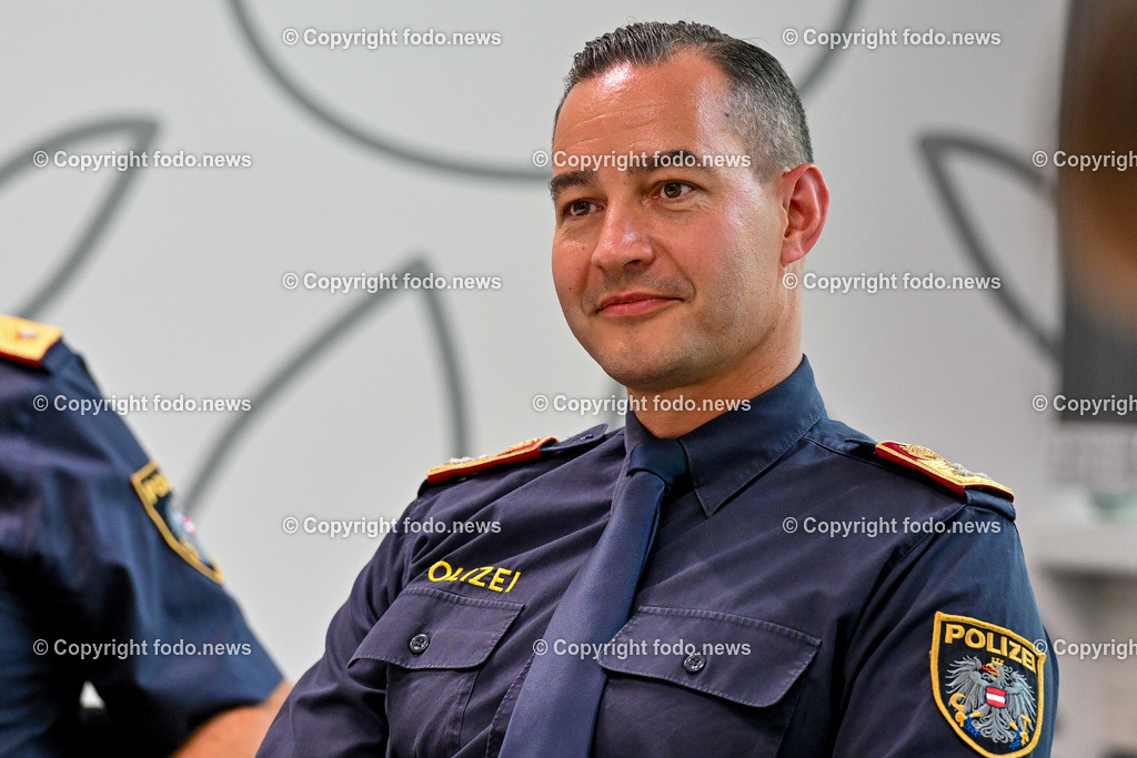 Polizei_ neuer Stadtpolizeikommandant Linz_ 27.06.2024-18 | 27.06.2024, Landespolizeidirektion Oberoesterreich, AUT, Vorstellung des neuen Stadtpolizeikommandanten von Linz, im Bild Michael Hubmann (Oberst, Stv. Stadtpolizeikommandant Linz, Leiter des Einsatzreferats)