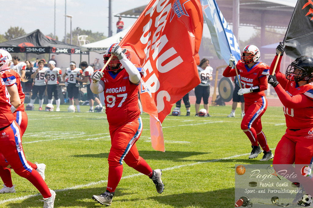 GFLW 1: German Football League Women 1: Rodgau Pioneers Ladies - Stuttgart Scorpions Sisters, 07.06.2026 | Simone Rosing (Rodgau Pioneers Ladies #97), Rodgau Pioneers Ladies - Stuttgart Scorpions Sisters, Rodgau, Maingau-Energie-Stadion "Am Weichsee", 7.6.2026 - Realisiert mit Pictrs.com
