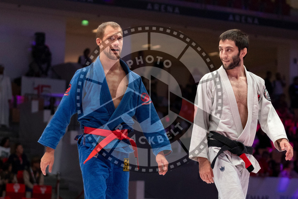 20231109PBB3598 | Fighters compete during the AJP World Professional Championship in the Mubadala Arena in Abu Dhabi, Arab United Emirates, on November 9, 2023.