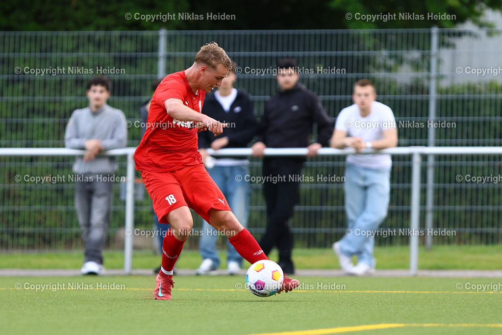 NH_TSVKlausdorf_FCKiliaKiel_KreispokalKFVKiel_23072025 | #18 Paul Meseberg (FC Kilia Kiel)Fußball I Herren I Kreispokal KFV Kiel I Saison 2025-2026  I Viertelfinale I TSV Klausdorf - FC Kilia Kiel I 23.07.2025 I Aubrook Platz B