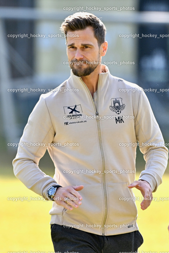 ATUS Velden vs. SPG LASK Amateure OÖ | Headcoach ATUS Velden Marcel Günther Kuster, ATUS Velden vs. SPG LASK Amateure OÖ, ATUS Velden vs. SPG LASK Amateure OÖ am 07.03.2026 in Velden (Wald Arena Velden), Austria, (Photo by Bernd Stefan)