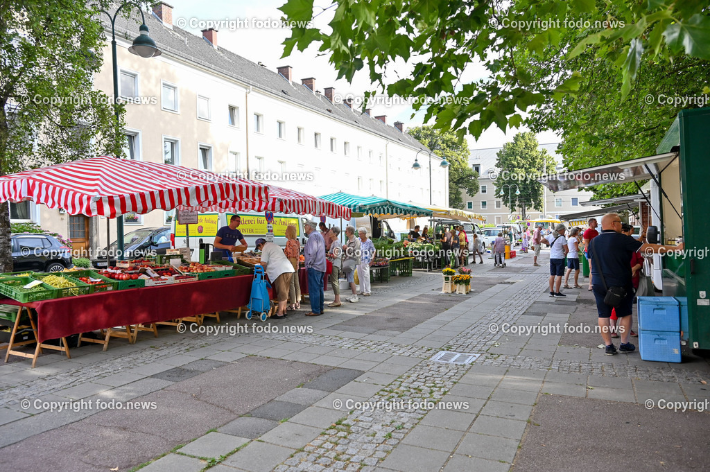 Markt Bindermichl_ 08.07.2023-2 | 08.07.2023, Linz, AUT, Linzer Genussmaerkte, im Bild Markt Bindermichl