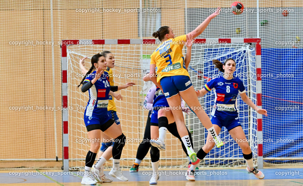 SC Ferlach Damen vs. Hypo Niederösterreich 18.11.2023 | #24 Brezenci Lara, #3 LEITNER Nora, #8 FRITZ Katharina