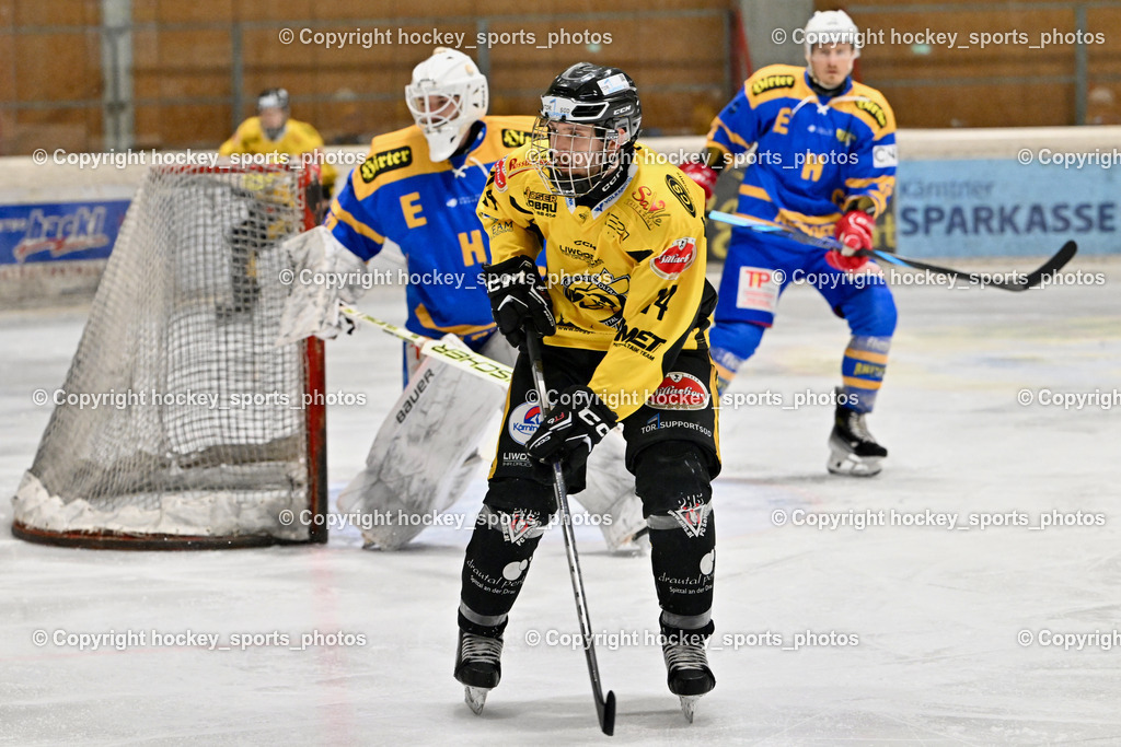 EC MET PHOTOVOLTAIK HORNETS SPITTAL vs. EHC Althofen  | #24 Brunner Noel EC Hornets Spittal, EC MET PHOTOVOLTAIK HORNETS SPITTAL vs. EHC Althofen , EC MET PHOTOVOLTAIK HORNETS SPITTAL vs. EHC Althofen  am 25.01.2025 in Villach (Stadthalle Villach), Austria, (Photo by Bernd Stefan)