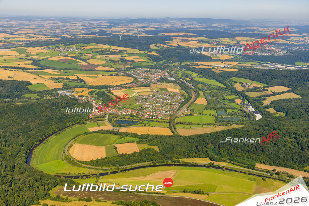 Schrägluftbild  Beiseförth  Malsfeld - Das Luftbild wurde 2025 vom UL-Flugzeug heraus erstellt (ohne Drohne- keine Drohnenaufnahme ) - Hochauflösende Luftaufnahme -Nicht vergleichbar mit Google Maps oder Satelittenbilder- Die Geschenkidee !Mit Lizenz und Bildrechte bestellbar