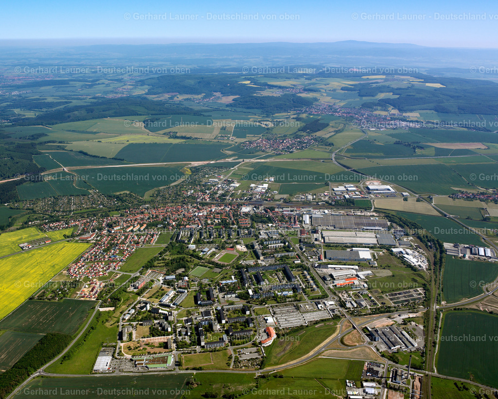 2634004 | LEINEFELDE 09.06.2006 Stadtansicht des Innenstadtbereiches  in Leinefelde im Bundesland Thüringen, Deutschland // City view on down town  in Leinefelde in the state Thuringia, Germany Foto: Gerhard Launer