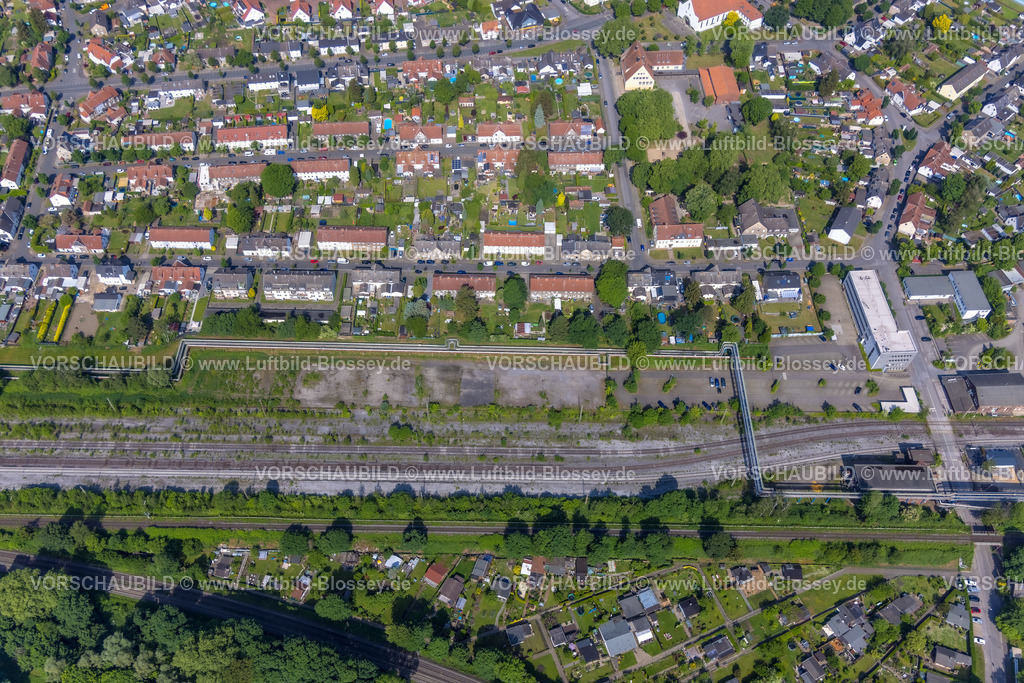 Gladbeck220501658 | Luftbild, Brachfläche Talstraße Ecke Tauschlagstraße, Rentfort, Gladbeck, Ruhrgebiet, Nordrhein-Westfalen, Deutschland