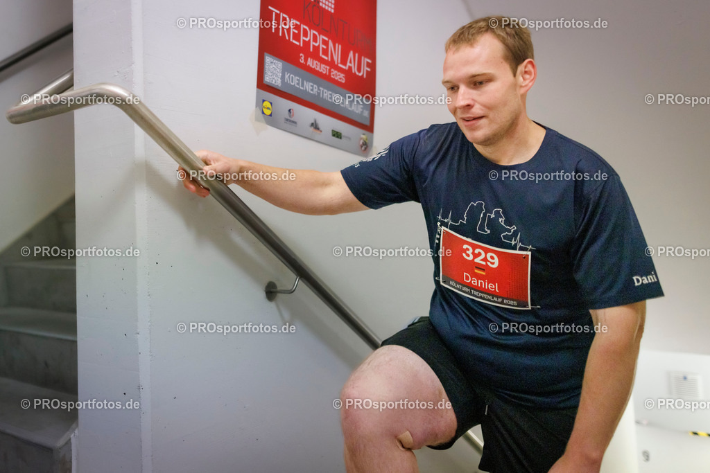 KölnTurm Treppenlauf; Köln, 03.08.2025 | Impressionen vom KölnTurm Treppenlauf am 03.08.2025 in Köln (Nordrhein-Westfalen). 