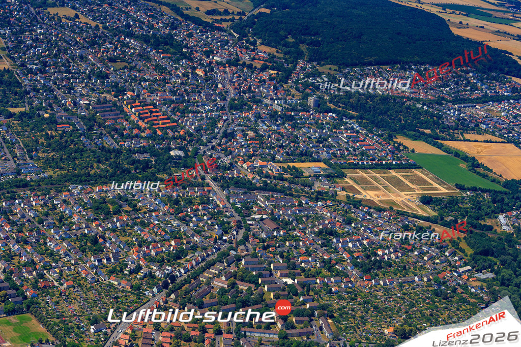 Die Luftbildaufnahme Kirchditmold -  wurde 2018 mittels Flugzeug (keine Drohne) erstellt. Perfekte Schärfe und Druck- Auflösung- Garantiert!