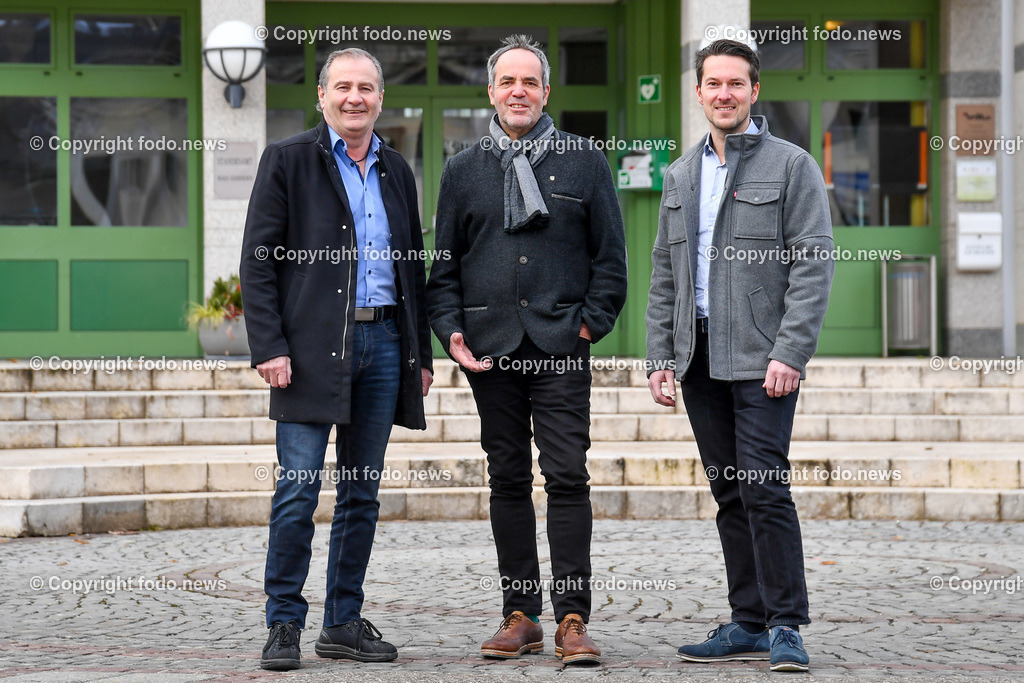 Bad Goisern_ 13.01.2023-14 | 13.01.2023, Bad Goisern, AUT, Bad Goisern, im Bild Alfred Pfandl FP, Gemeindevorstand Raumordnung), Schilcher Leopold (SP, Buergermeister Bad Goisern), Hansjoerg Peer (VP, Vize.- Bgm. Bad Goisern, Gemeinderat)
