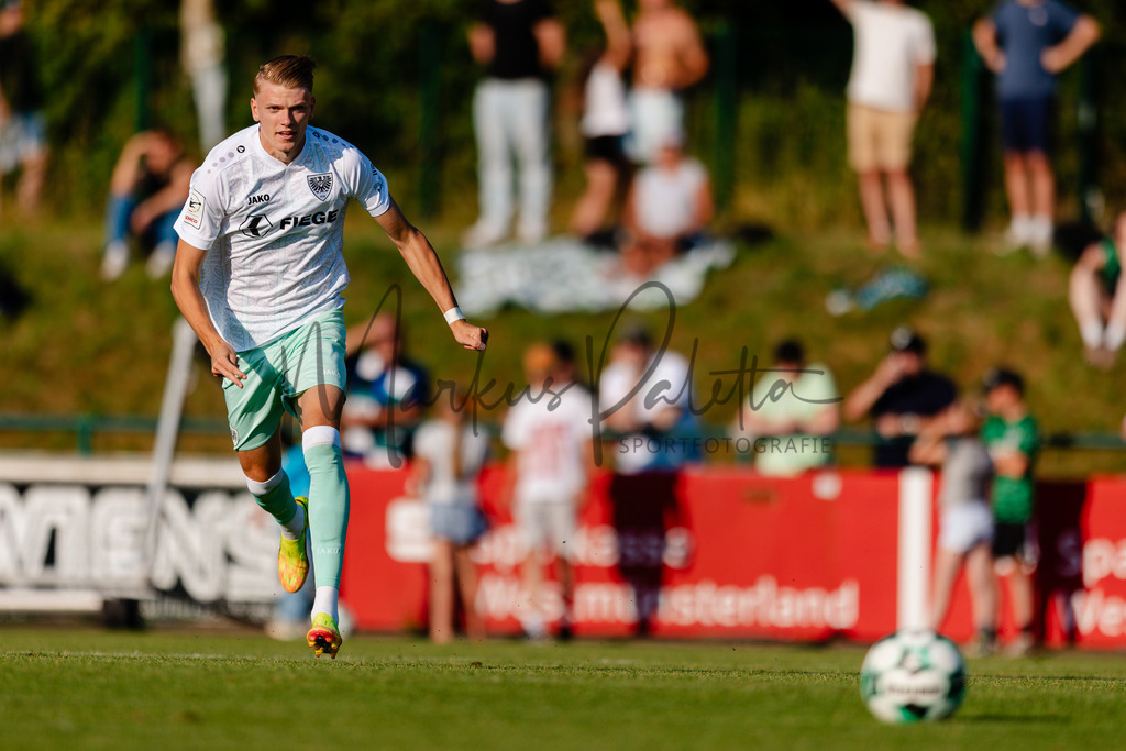 Testspiel, Saison 2026/27: SC Preußen Münster - Kickers Emden | Billerbeck, 10.07.2026: Testspiel, SC Preußen Münster gegen Kickers Emden auf der Anlage des DJK Billerbeck in Billerbeck. Foto: sportfotografie.ms | Markus Paletta - Realisiert mit Pictrs.com