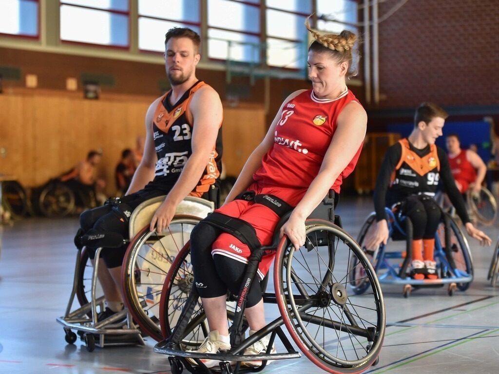 2024-10-26-0369 | RSKV Tuebingen vs. Hannover United 2, Rollstuhlbasketball, 2. Bundesliga Sued, 3. Spieltag, Saison 2024/2025, 26.10.2024, Foto: Ralph Kunze - Realisiert mit Pictrs.com