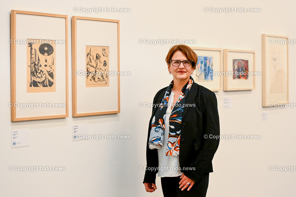 Lentos Kunstmuseum_ Ausstellung Cornelia Gurlitt_ 04.05.2023-3 | 04.05.2023, Linz, AUT, Lentos Kunstmuseum, Ausstellung Cornelia Gurlitt, im Bild Hemma Schmutz (Leiterin für die Museen der Stadt Linz, Lentos Kunstmuseum und Nordico Stadtmuseum)