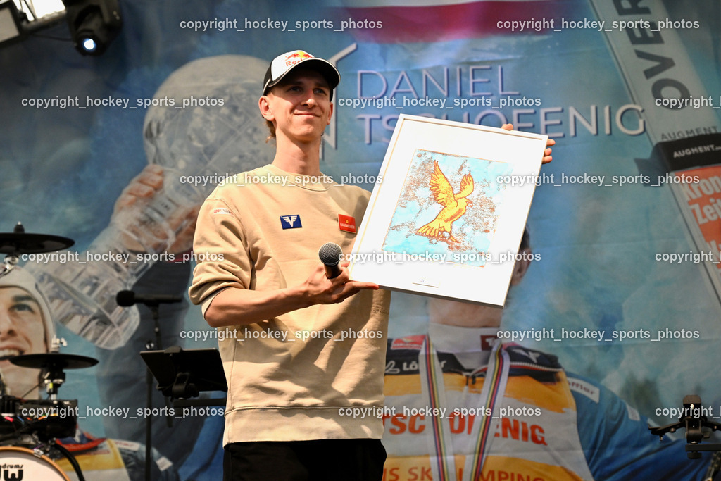 Empfang Daniel Tschofenig | Daniel Tschofenig, Empfang Daniel Tschofenig, Empfang Daniel Tschofenig am 10.05.2025 in Hohenthurn (Mehrzweckhaus Hohenthuurn), Austria, (Photo by Bernd Stefan)