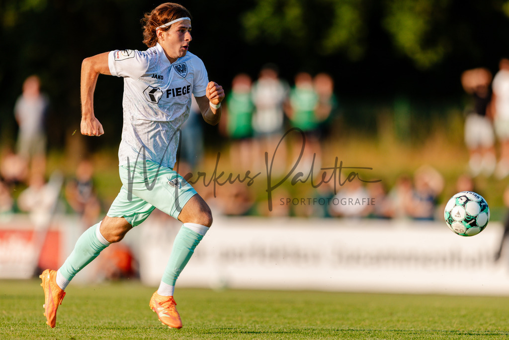 Testspiel, Saison 2026/27: SC Preußen Münster - Kickers Emden | Billerbeck, 10.07.2026: Testspiel, SC Preußen Münster gegen Kickers Emden auf der Anlage des DJK Billerbeck in Billerbeck. Foto: sportfotografie.ms | Markus Paletta - Realisiert mit Pictrs.com