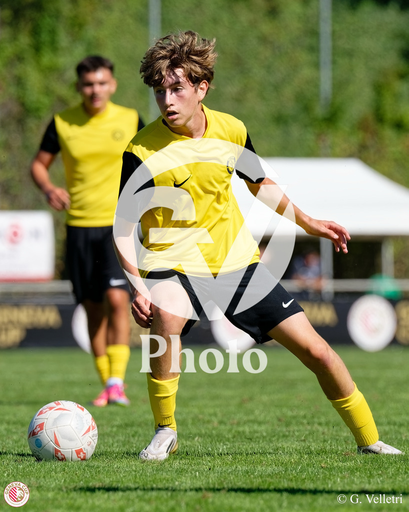 GenevaCup Kick-out Phase - Servette FC v Meyrin FC | during the GenevaCup Kick-out Phase match between Servette FC and Meyrin FC at Stade des Arberes in Meyrin, Switzerland